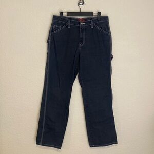 Dickies Relaxed Fit White Stitch Cargo Pants